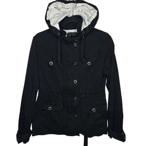 Y2K Hooded Utility Jacket Bella Swan Twilight Forever21 Medium Cargo Grunge